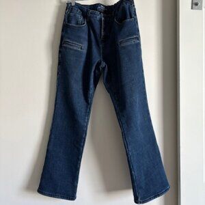 Cowgirl Tuff Women's Boot Cut Jeans - Dark Blue